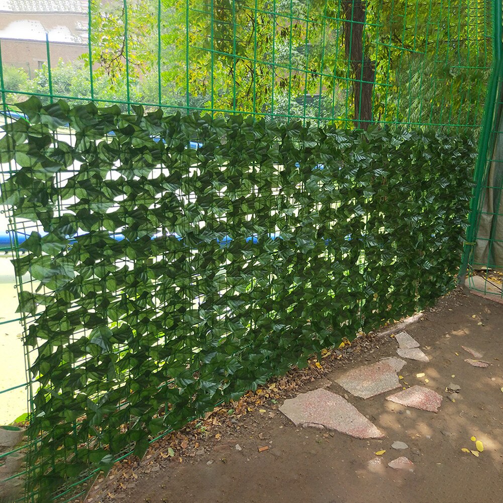 Large Artificial Leaf Privacy Fence Roll Wall Landscaping Fence Privacy Fence Screen Outdoor Garden Backyard Balcony Fence