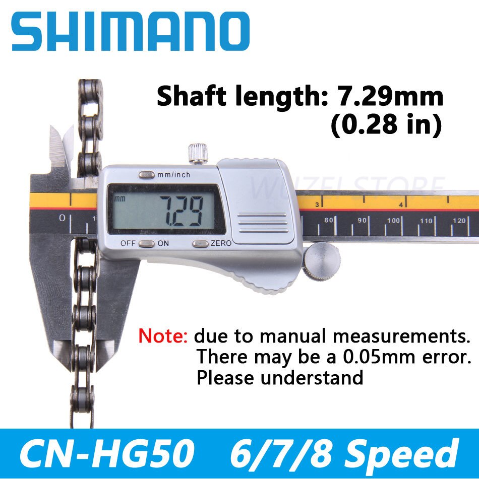 Shimano-cadena móvil para bicicleta de montaña HG50 8S, 6/7/8/9 velocidades, 112L, accesorios para bicicleta de montaña, cadena caja HG40, 116L