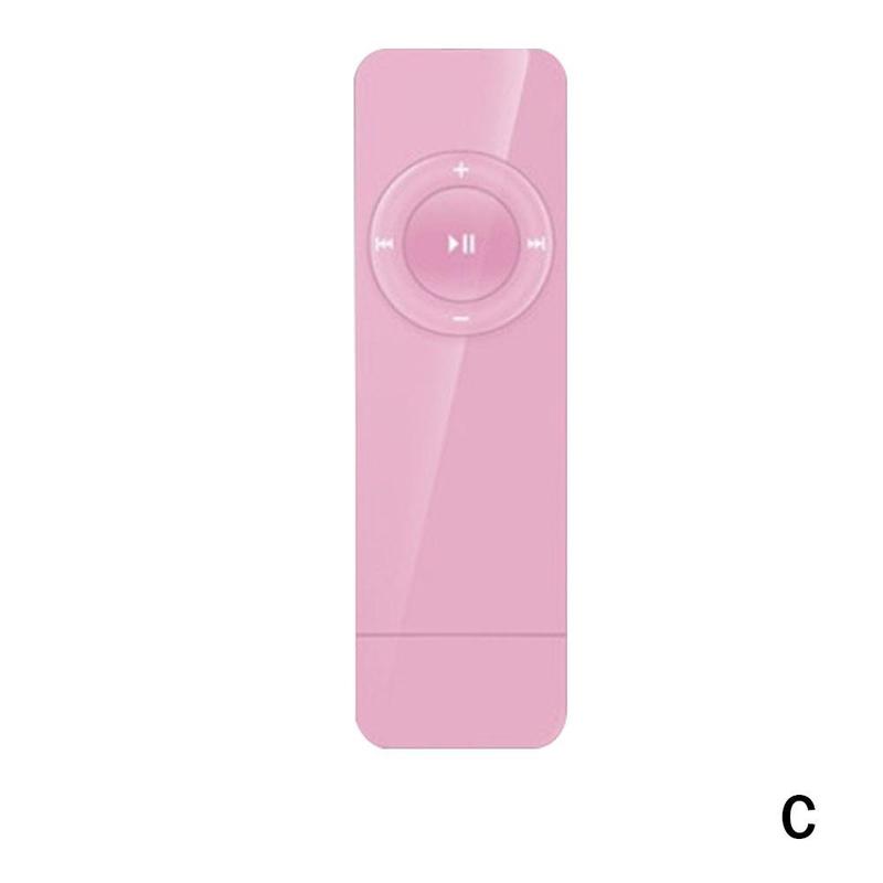 Lecteur USB longue bande, carte enfichable, disque MP3 avec baladeur étudiant anglais U, lanière d'écoute I3G2: One-size-pink