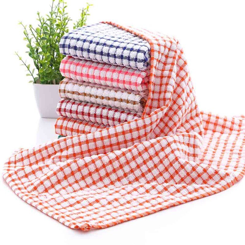 Moosfor Theedoeken, 100% katoen, 32 x 72 cm, zachte theedoeken, keukendoeken, absorberende keukendoeken, dikke premium theedoek, vaatdoeken, poetsdoeken, grasgroen, 4 stuks