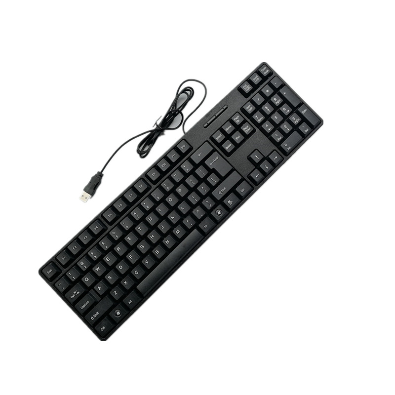 Spanish French Russian Arabic Letter keycaps Keyboard Gaming Keyboard Usb Wired 104 Keys For Computer