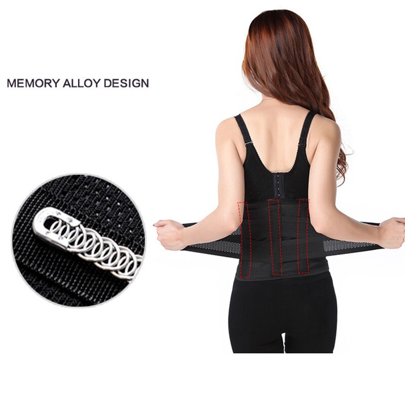 Magnetiche Terapia di auto-Riscaldamento Della Vita Della Cinghia di Supporto Della Staffa di Supporto Anteriore saluto E Bellezza Limitatrice di Pressione Trattamento Lombare Cintura