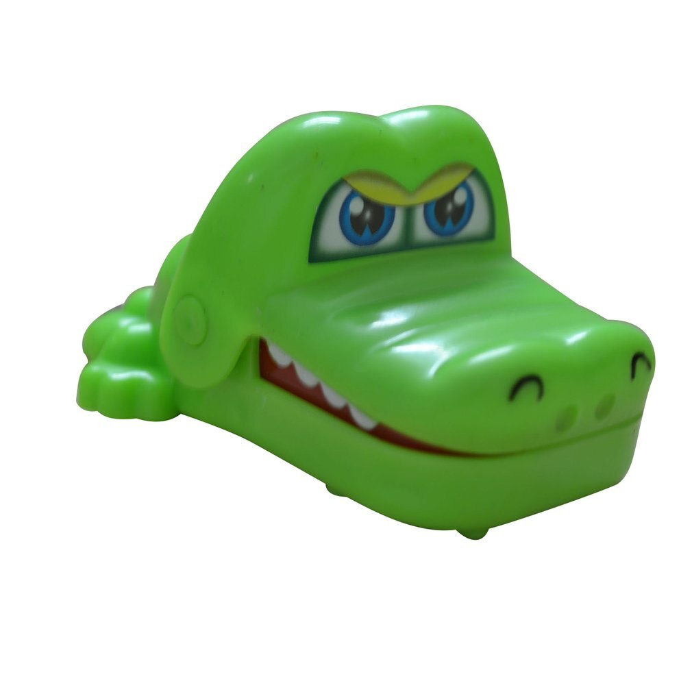 Whole Toy Mini Bite Small Crocodile Tooth Crocodile Bite Crocodile Tooth Interactive Classic Toy: green