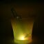 Multi-Color LED Champagne Wine Drink Cooler Light Up 5L Glowing Ice Bucket Bar: Yellow