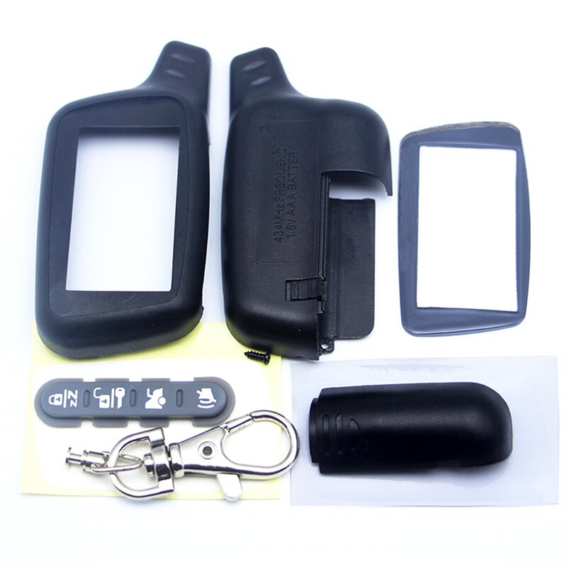 X5-Llavero con carcasa para coche, sistema de alarma para coche de dos vías ruso, X5 X3 TOMAHAWK, llave de control remoto LCD