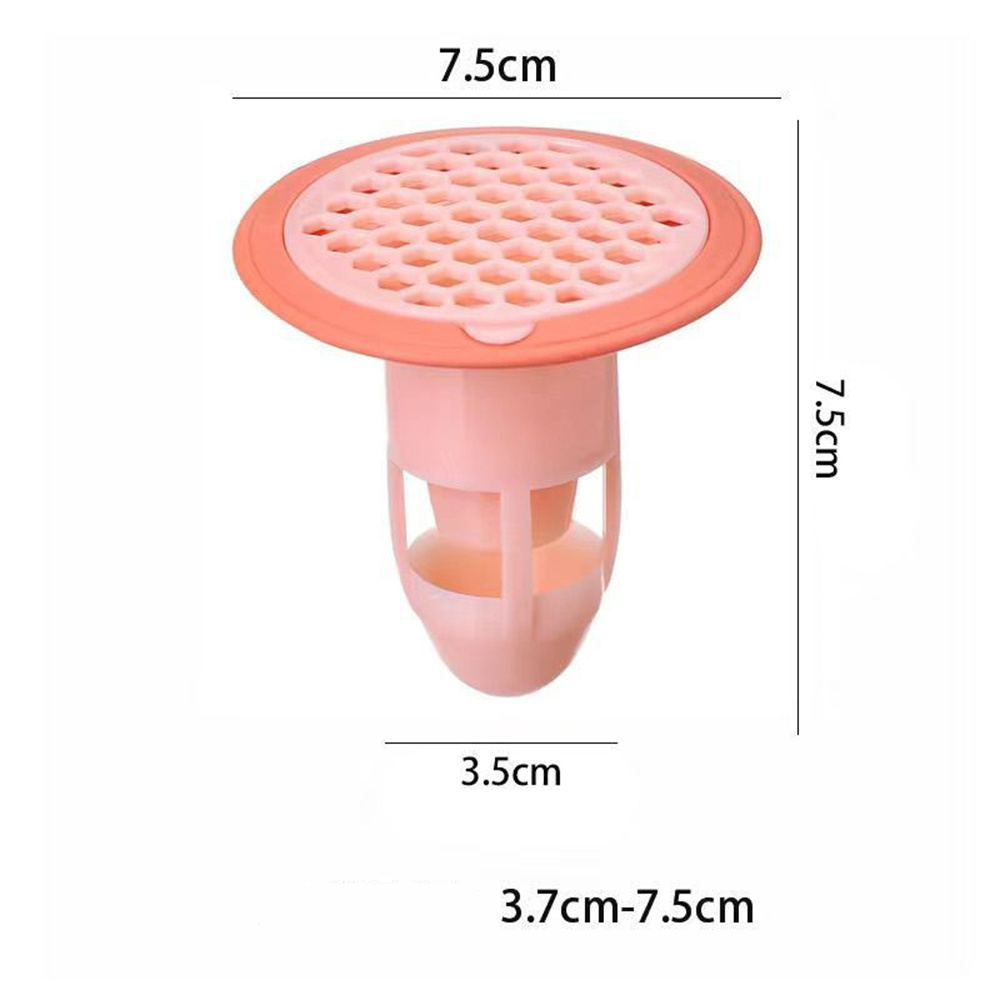 Bath Shower Floor Strainer Silicone Floor Drain Core Kitchen Bathroom Water Drain Filter Cover Plug Trap Siphon Sink Deodorant
