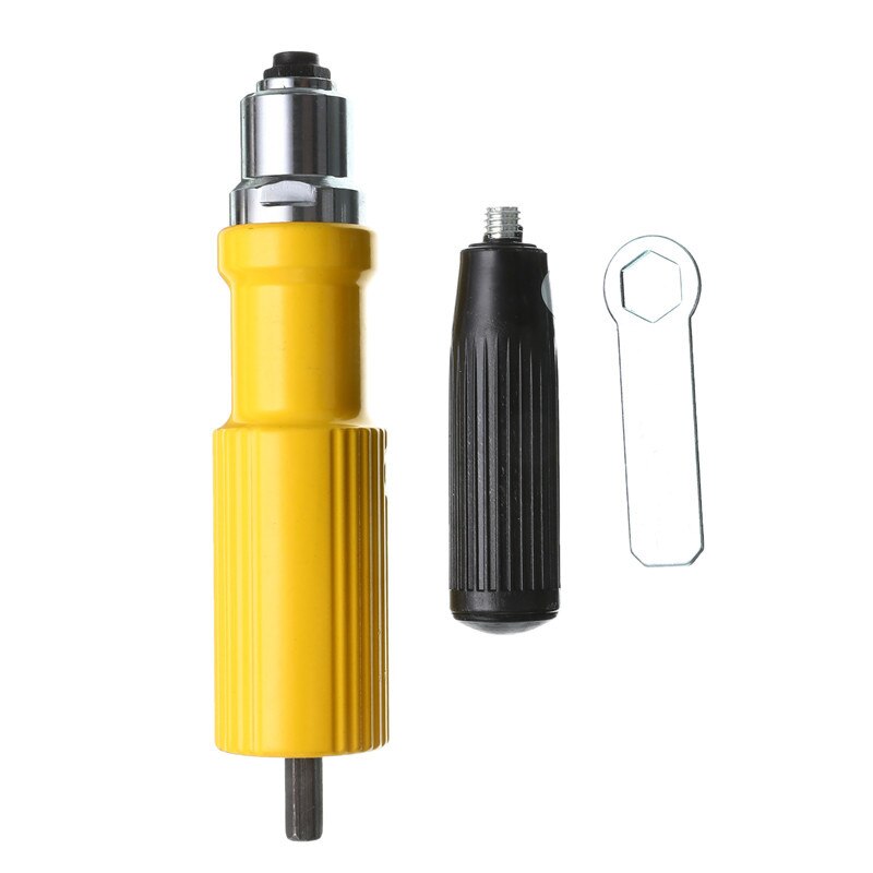 Electric Rivet Nut Gun Riveting Tool 2.4mm-4.8mm Cordless Riveting Drill Adaptor Insert Nut Tool Riveting Drill Adapter