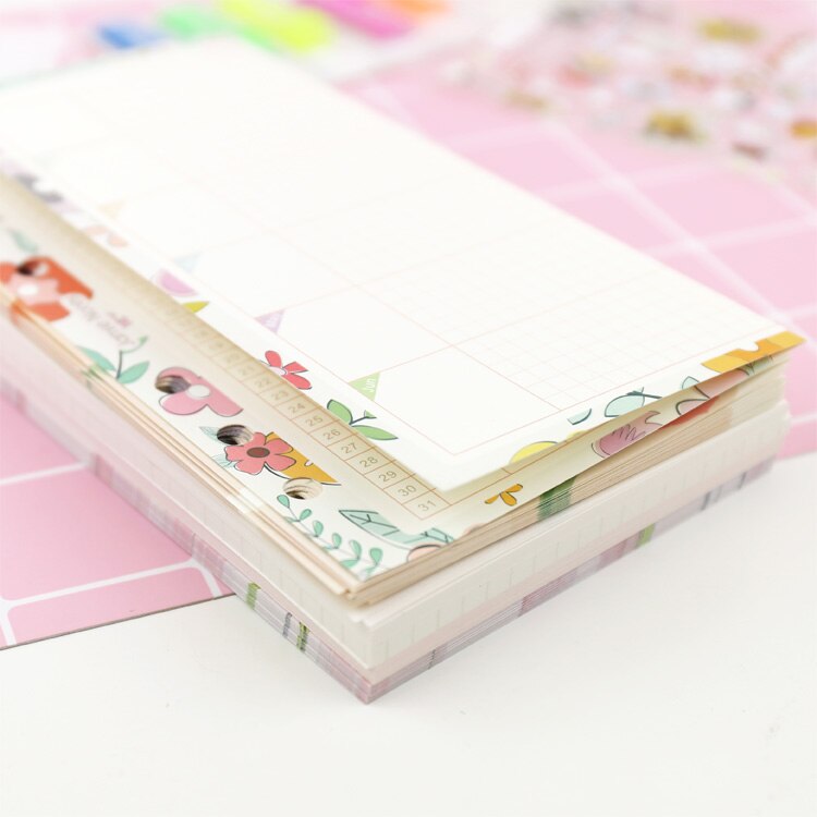 MyPretties 144 Lakens Bloemen Vullingen Pakket A5 A6 Refill Papers voor 6 Gat Organizer Binder Notebook Papers Planner