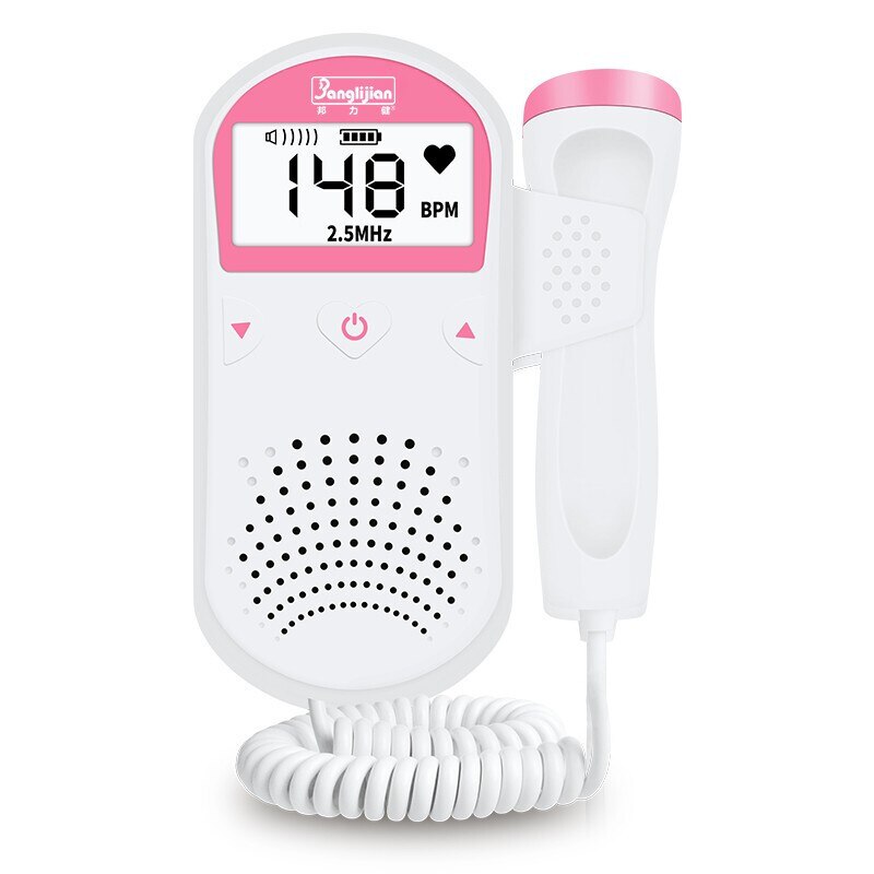 Foetale Doppler Hartslag Detector Baby Hartslagmeter Ultrasound Hartslagmeter Voor Zwangere Vrouwen En Baby 'S Draagbare