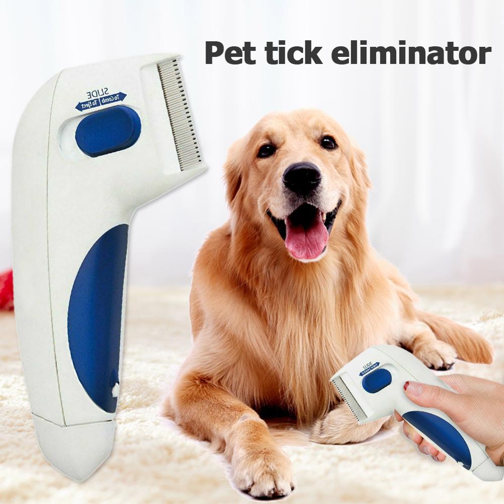 Dog Electric Terminator Brush Anti Removal Kill Lice Cleaner Electric Head Pet Fleas Electronic Lice Comb for Dog