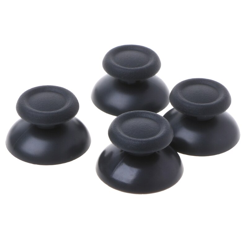 1 sett /10 stk plast svart analog thumbstick thumb stick erstatte for playstation 4 ps4 pro controller thumbstick cap