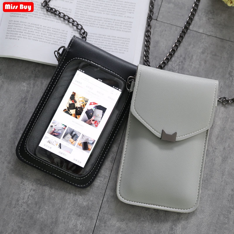 Multi-Function Universal Phone Pouch Touch Screen Bag For iPhone 11 Pro Max 8 7 6 6S Plus 5 5S 4 Xr Xs Max Case Pocket Purse