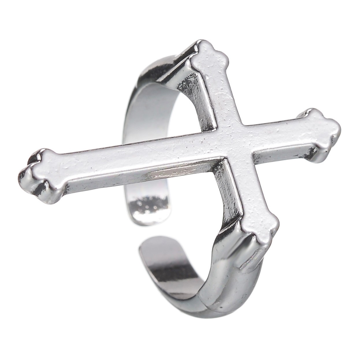Bague croix noire Vintage pour femmes, gothique, Punk, Steampunk, jésus, pour hommes, fille et garçon, fête, bijoux masculins à la