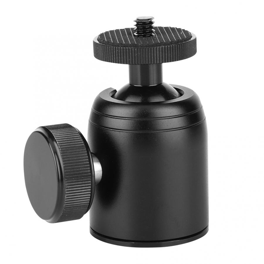 360 Degree Rotatable Mini Ball Head 1/4 " Camera Adapter Ballhead for Nikon For Canon Camera Mount Stand for DSLR Camera Tripod