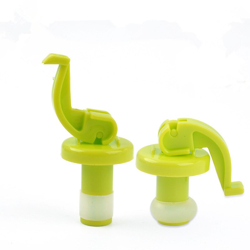 4 Stks/set Siliconen Wijnfles Stoppers Bier Wijn Kurk Plug Fles Cover Keuken Bar Tool Kleur Willekeurige