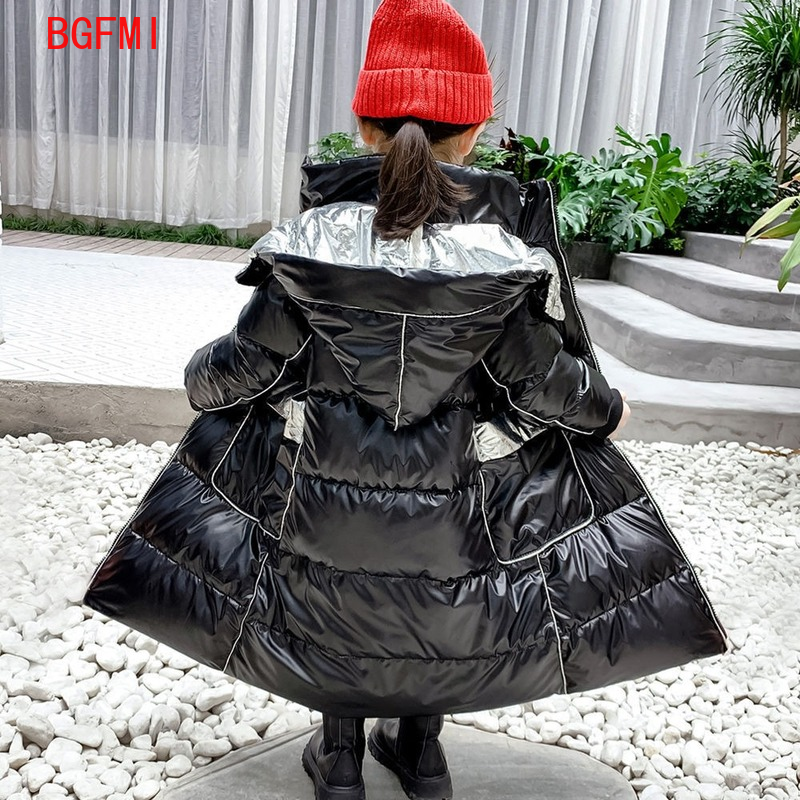 2022 Jongens Meisjes Gewatteerde Jassen Tiener Winter Kleding Casual Water Proof Winddicht Warm Houden Katoen Mid-Lengte Kids Geul jas