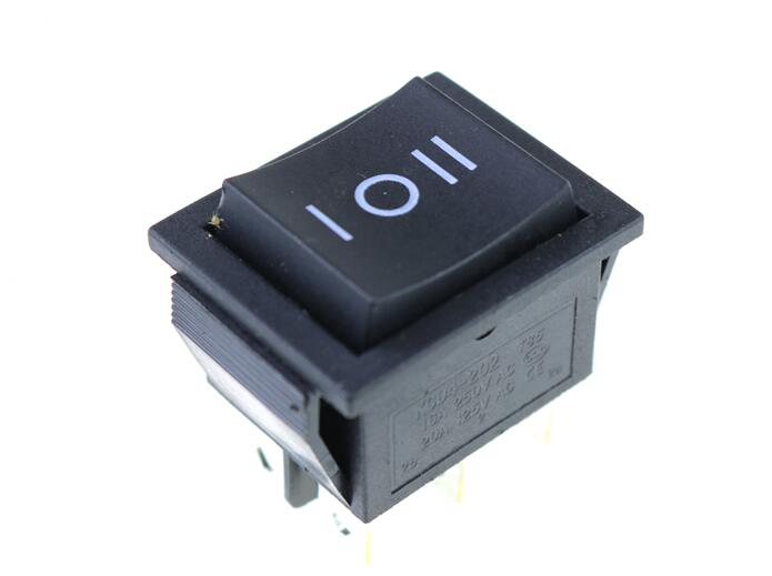 KCD4 black Rocker Switch Power Switch ON-OFF-ON 3 ... – Grandado