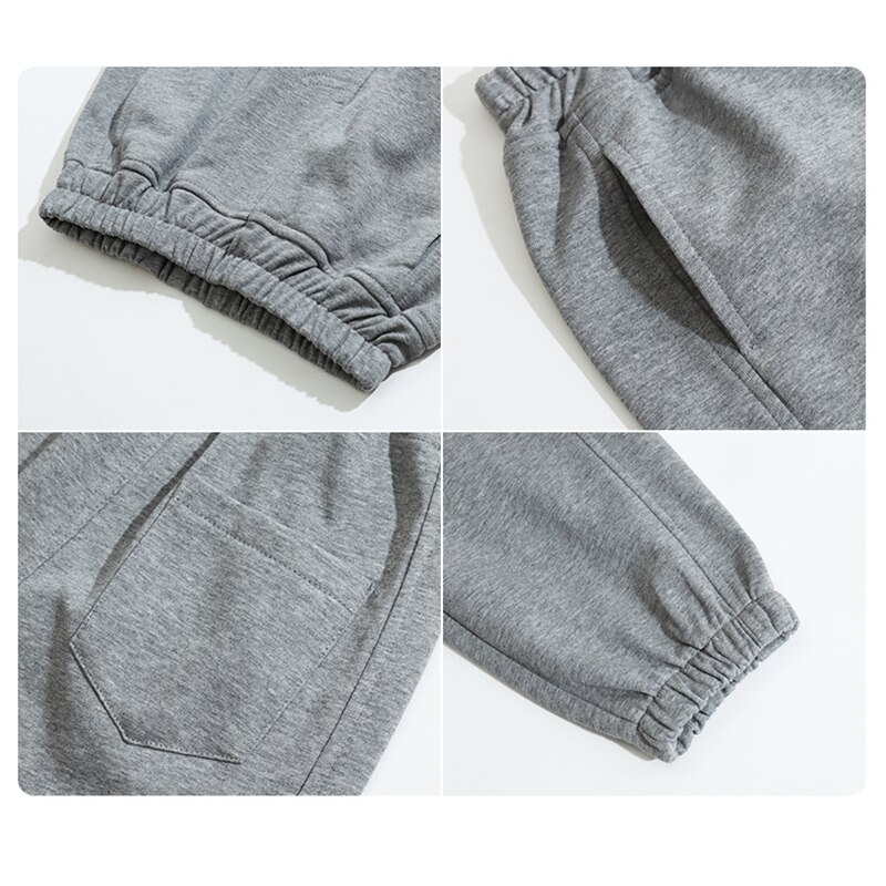 Abbigliamento per bambini pantaloni sportivi grigi pantaloni sportivi ragazzi pantaloni sportivi da Jogging neri primavera autunno pantaloni Harem per ragazzi da 10 a 12 anni