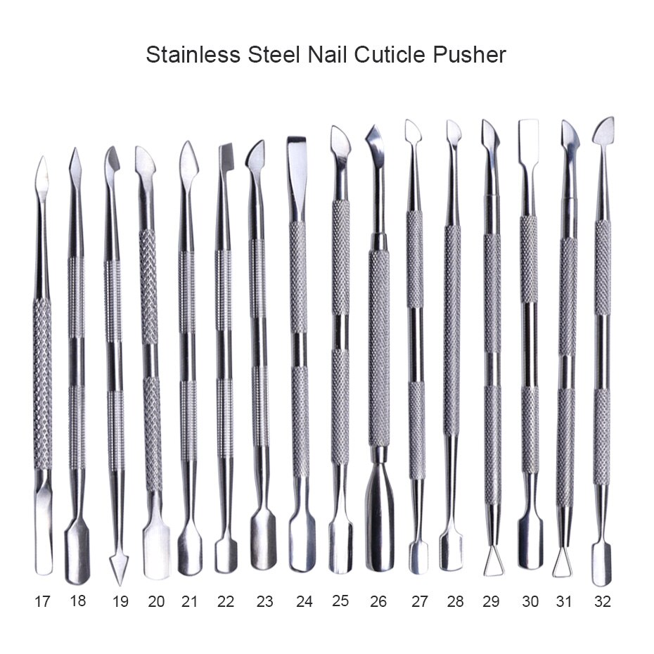 STZ-cortauñas de acero inoxidable para cutículas, cortador de cutículas, removedor de esmalte, recortador de piel muerta, herramientas de manicura, A17