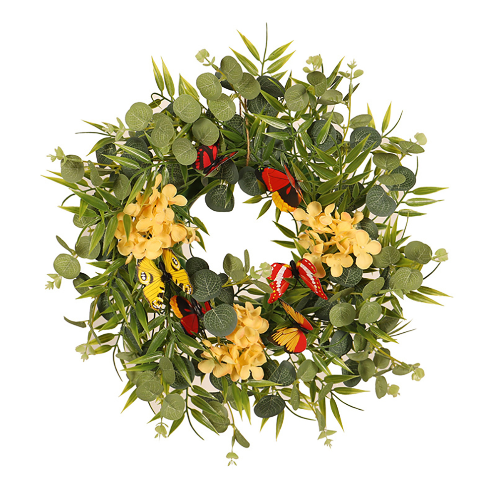 Couronne Fleurs Artificielles Couronne De Porte Printemps-Été Dremisland 55, 9cm - Eucalyptus Et Lavande Artificiels - Décoration D'Entrée Colorée Déco Saisonnière Extérieure Couronne Fleurs Artificielles Couronne De Porte Printemps-Été Dremisland 55, 9cm - Eucalyptus Et Lavande Artificiels - Décoration D'Entrée Colorée Déco Saisonnière Extérieure