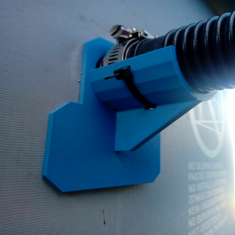 1PC Swimming Pool Pipe Holder Mount Supports Pipes 30-38mm Fits Intex Bestway Above Ground 32mm 38mm Hose Outlet with Cable Tie