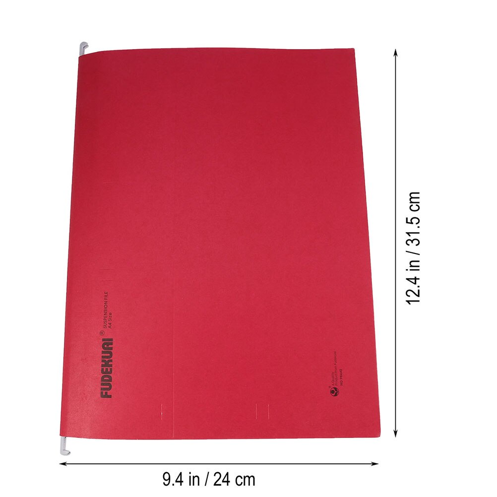 8 pièces Portable dossier suspendu dossier suspendu porte-fichiers papier cadre Documents organisateur fournitures de bureau (couleur aléatoire)