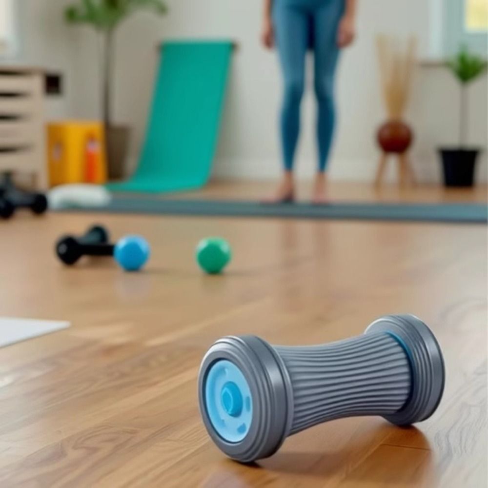 Pvc voetmassage roller ontspanningsapparaat handmatige massage voettrainer ontspanning fysiotherapie fascia roller diepe weefselmassage