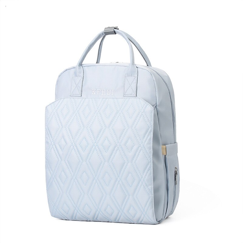 Pusletaske ud let mors taske produkter multifunktionel masse mor rygsæk stor barselspakke: Tåge blå
