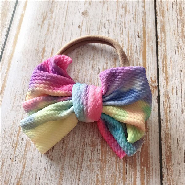 Baby Stirnband Baby Mädchen Stirnbänder für Mädchen Bandeau Bebe Fille Baby HeadwrapTurban Nylon Baby BöGen Stirnband für Mädchen: 8