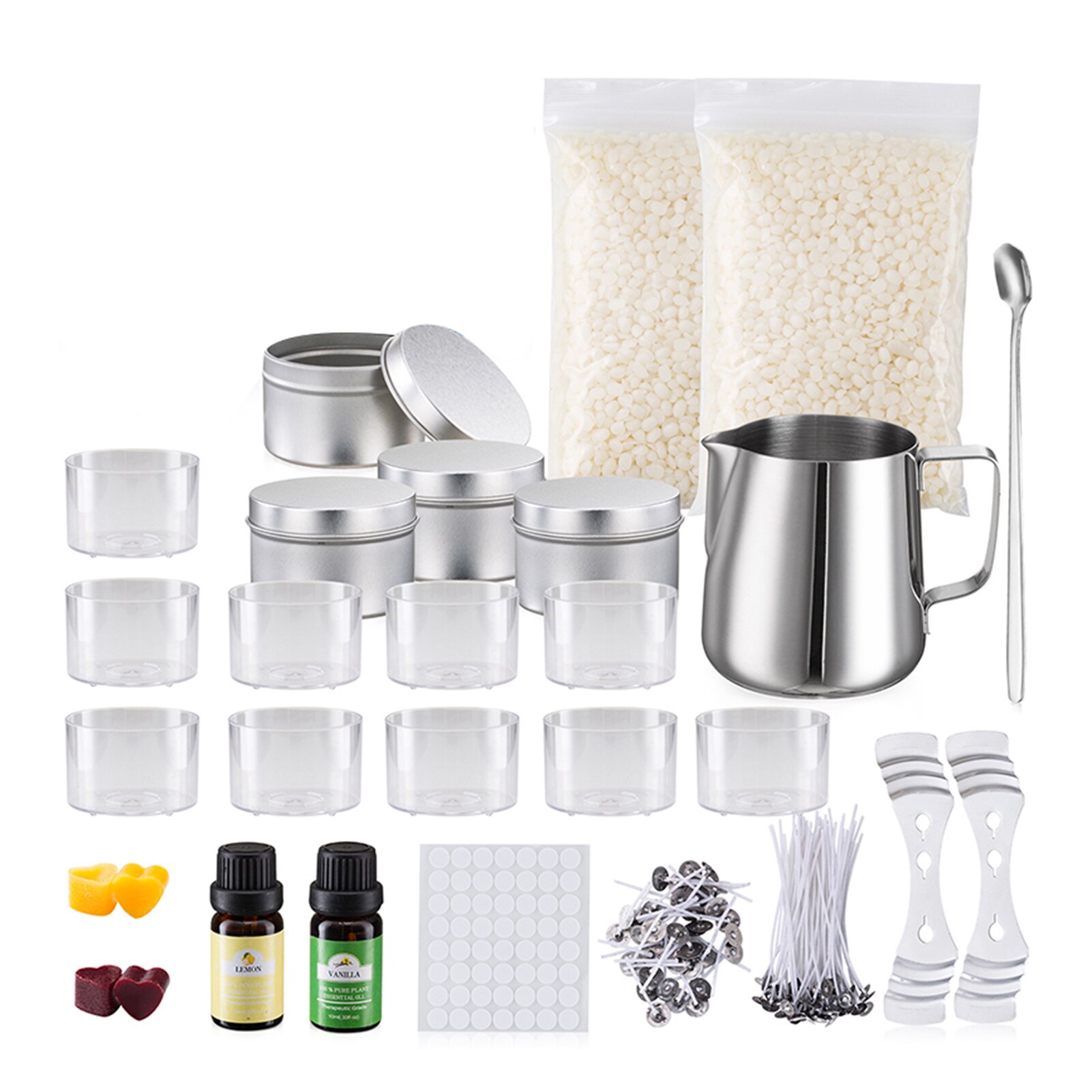 1 Set Candle Making Supplies DIY Candle Making Kit Handmade Scented Candle Supplies Suit For Complete Beginners: Default Title