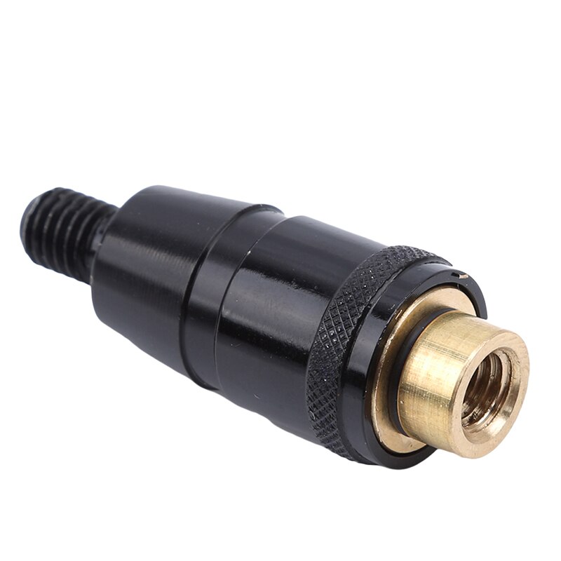 Fish Landing Net Dip Net Connector Quick Release Adapter To Prevent Fish Running anti-rotation Connector: black