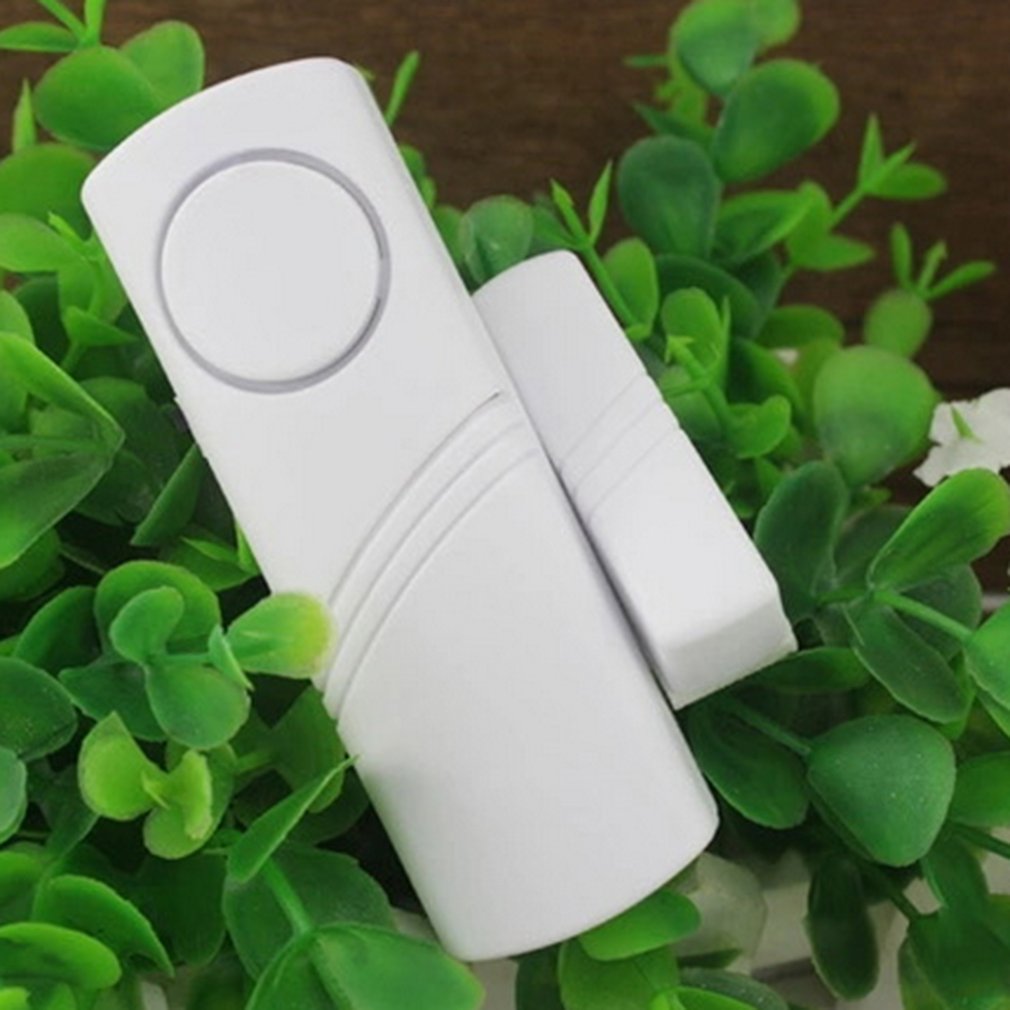 Door and Window Security Alarm Wireless Time Delay Alarm Magnetic Triggered Door Open Chime for Home Security
