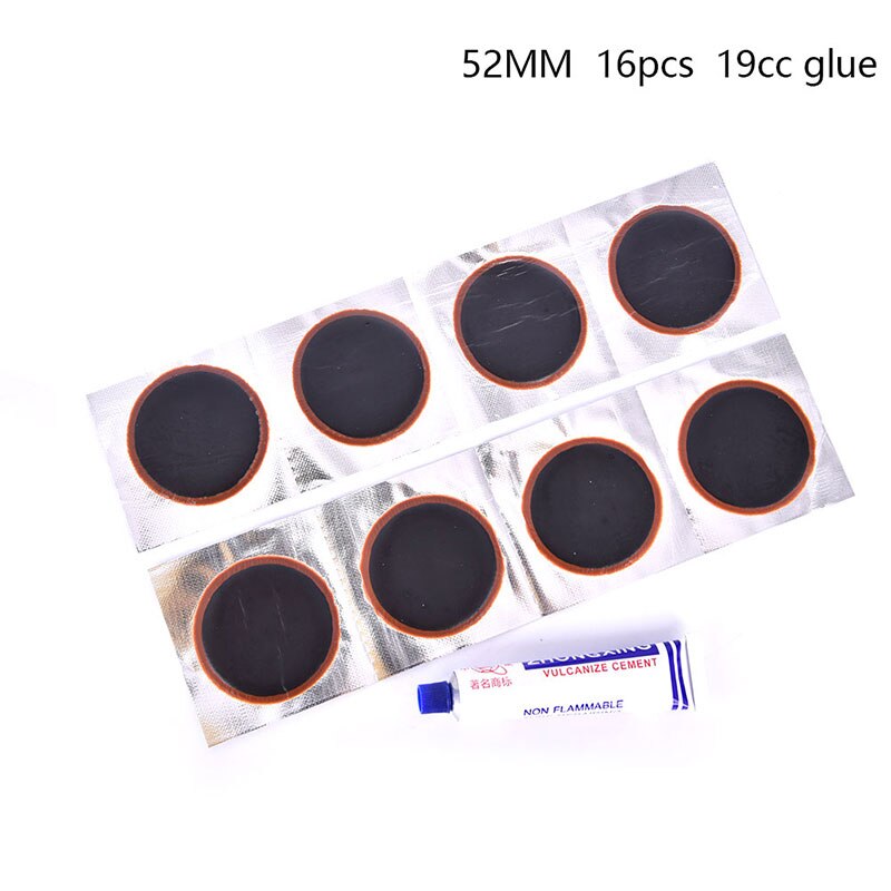 25mm\30mm\40mm\52mm Round Nature Rubber Patch Tyre Repair Tire Repair Car Tubeless Tyre Patches Tyre: D