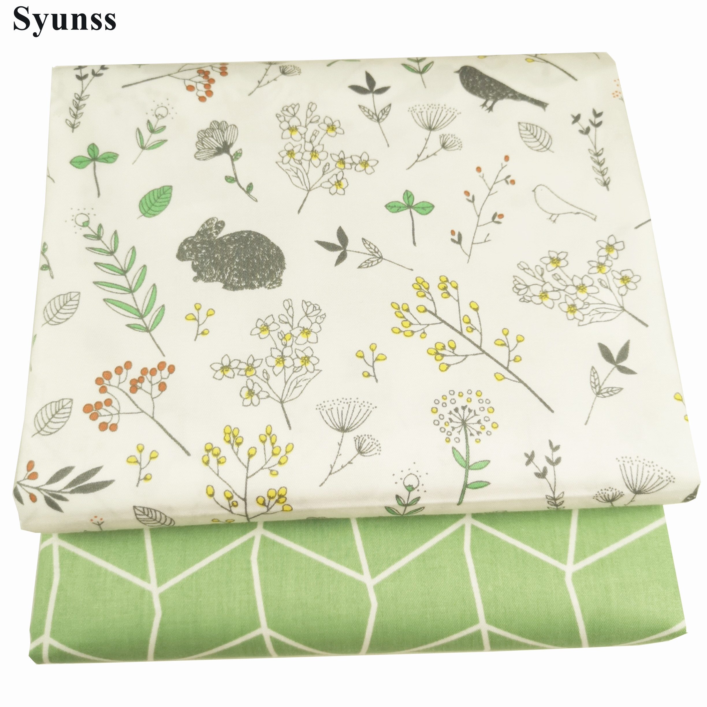 Syunss Mooie Wortel Gedrukt Katoen Stof voor Diy Patchwork Quilten Wiegen De Doek Kussens Deken Naaien Tissus