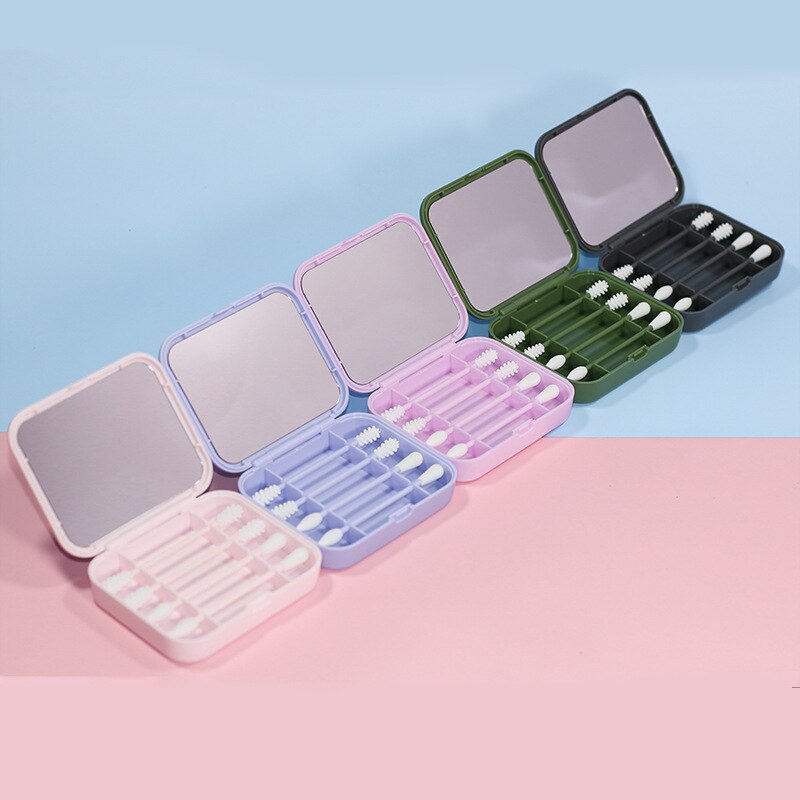 Wielokrotnego użytku wacik czyszczenie uszu kosmetyczne silikonowe pąki waciki dwugłowy silikonowy recykling codzienny makijaż narzędzia