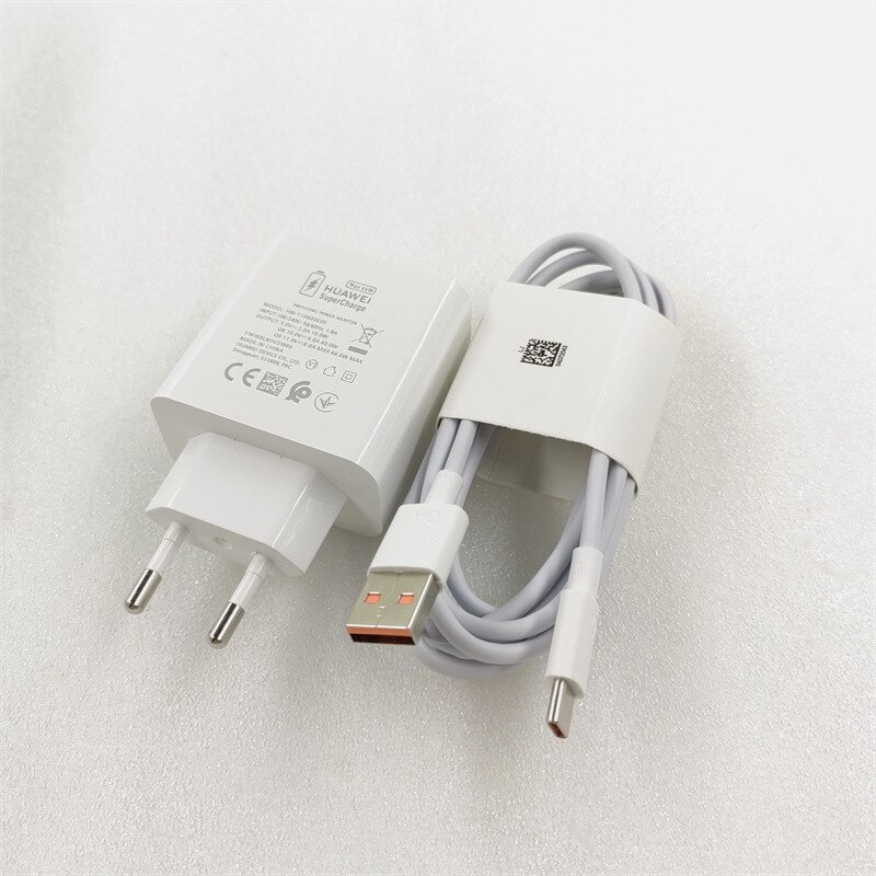 Original Huawei 66w Super Fast Charger 6A USB Type C Cable For Huawei Mate 40 mate30 40 P50 P40 P30 Pro Nova 9 8 Honor 50 SE V40: EU and 1.5M cable