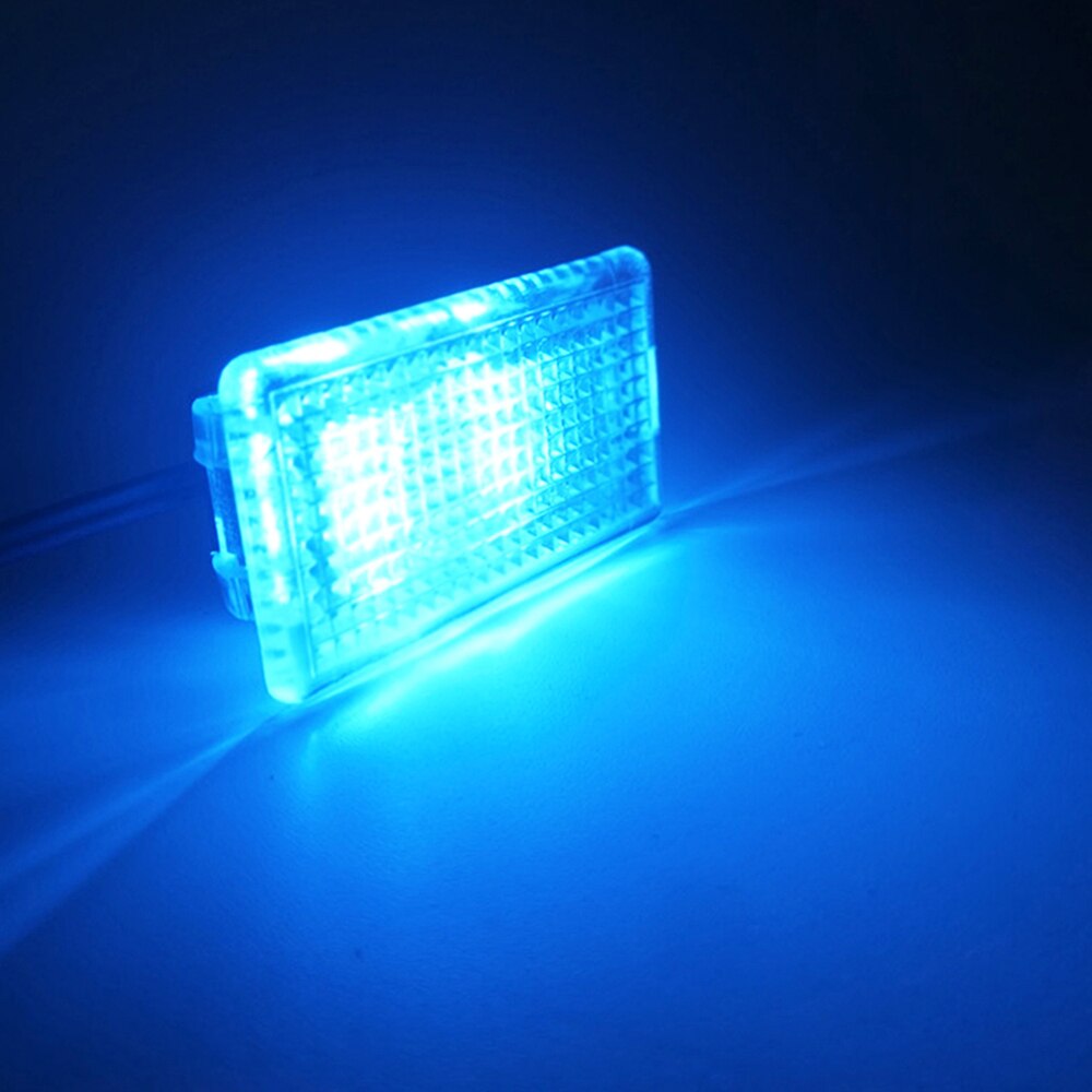 Feu d'ambiance pour Tesla Model X S 3 | 1/2-8 pièces, feux décoratifs intérieurs, violet bleu glace, lampe d'ambiance: ice blue / 1pcs