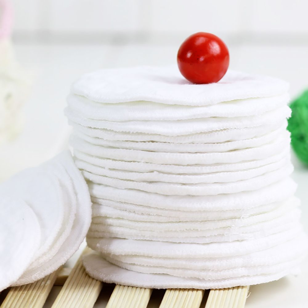 Almohadillas de algodón reutilizables, removedor de maquillaje lavable, fibra de bambú, limpiador de piel Facial Suave, herramienta de belleza de maquillaje, 10 piezas