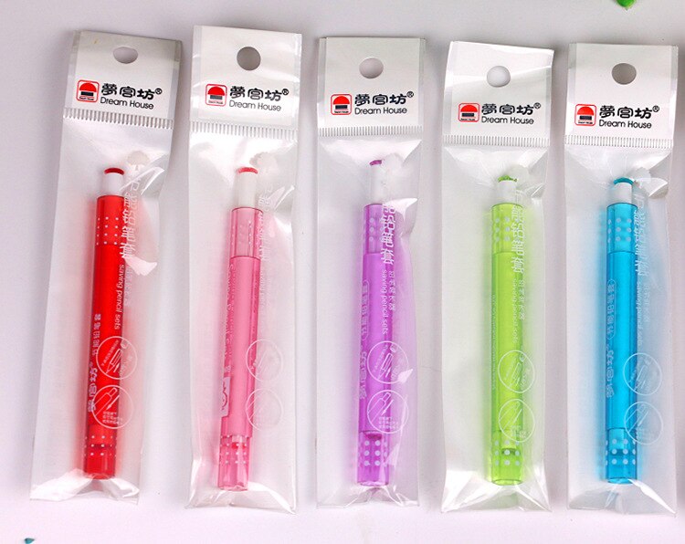 3 pieces 5 pieces 10 pieces of cartoon pencil extender extension rod student office drawing pencil head connector