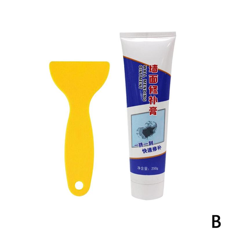 White Latex Paint Wall Repair Cream Household Hole Disappear Waterproof Wall crack hole repair cream Wall repair Tool: B
