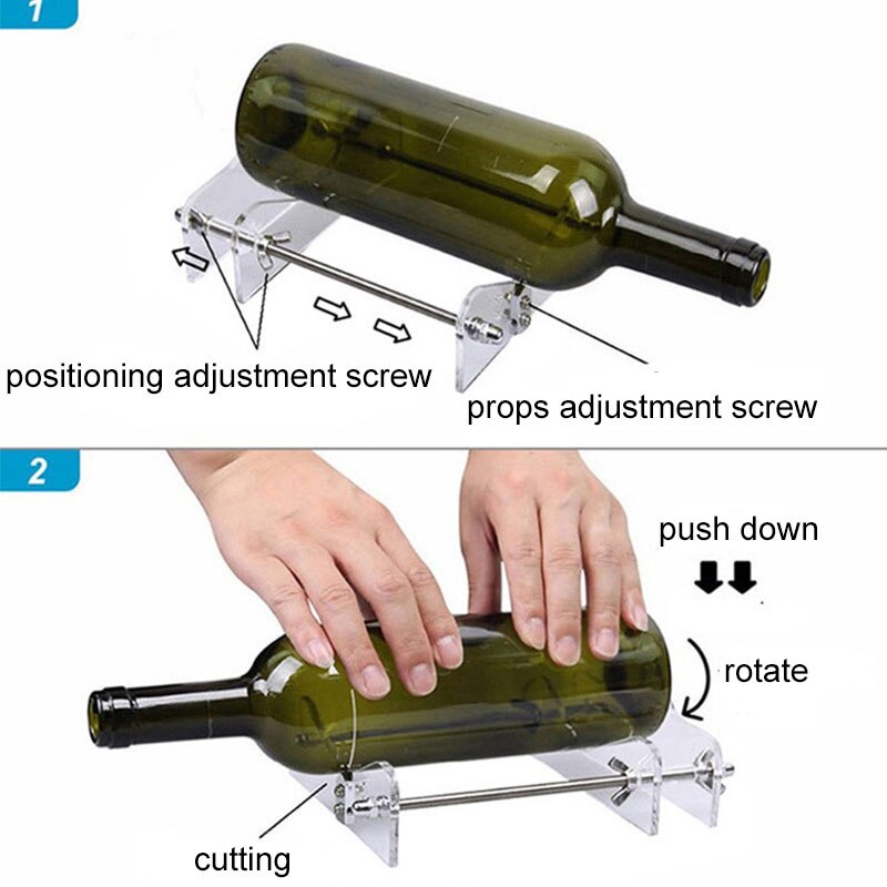 Glass Bottle Cutter Tool Bottles Cutting Kit For Cutting Glass Bottle-Cutter DIY cut tools machine Wine Beer Bottle