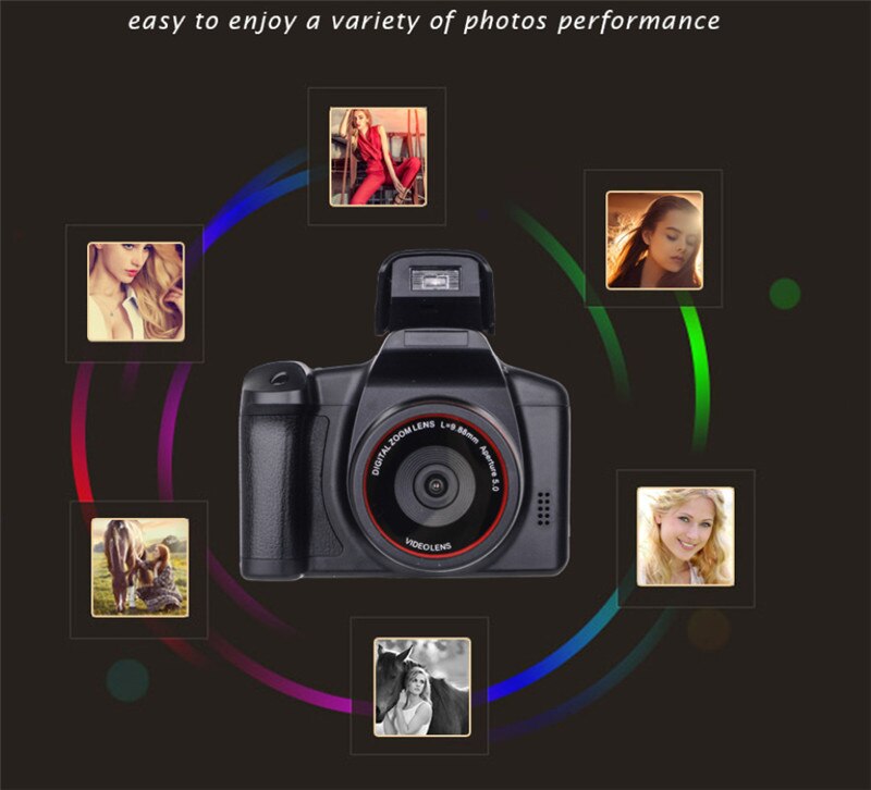 HD Telephoto SLR Camera Digital Video Camera Fixed Lens 16X Zoom AV Interface