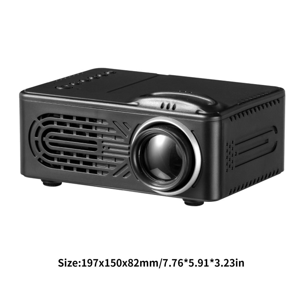 814 Mini Micro Portable Home Entertainment Projector Supports 1080P Hd Connection Projector