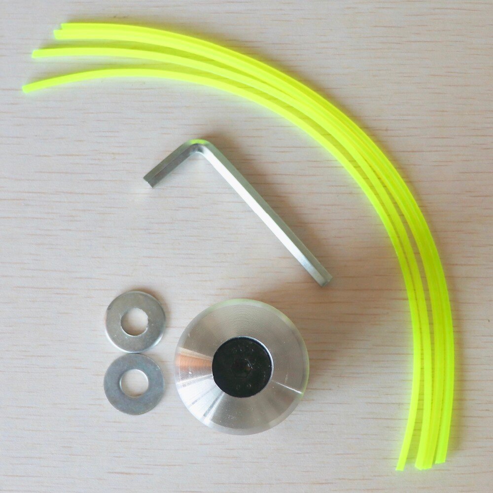 Easy load universal brush cutter aluminum trimmer head