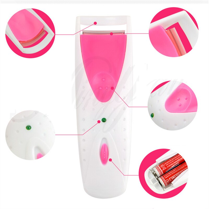 Vrouwen Make-Up Elektrische Verwarmde Wimperkruller Langdurige Eye Lash Perm Verwarmde Wimpers Clip Recourbe Automatische Tool