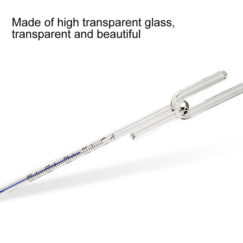 Aquarium U Shape Hanging Glass Thermometer Temperature Monitor Fish Tank 6/8/10/12/15mm