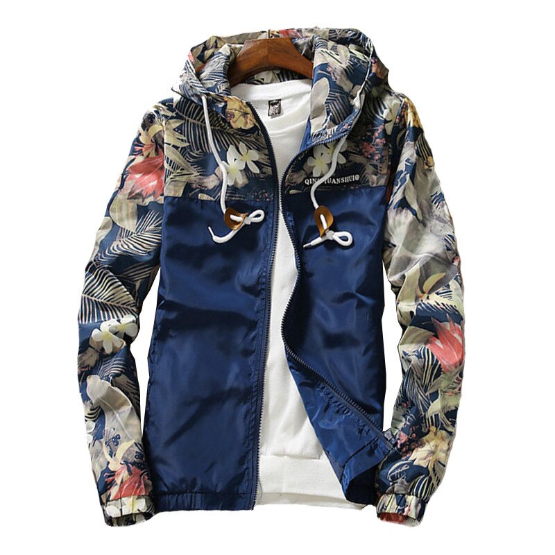 Vrouwen Jassen Lente Herfst Capuchon Print Patchwork Jassen En Jassen Vrouwen Plus Size Casual Jacket Womens Windbreaker