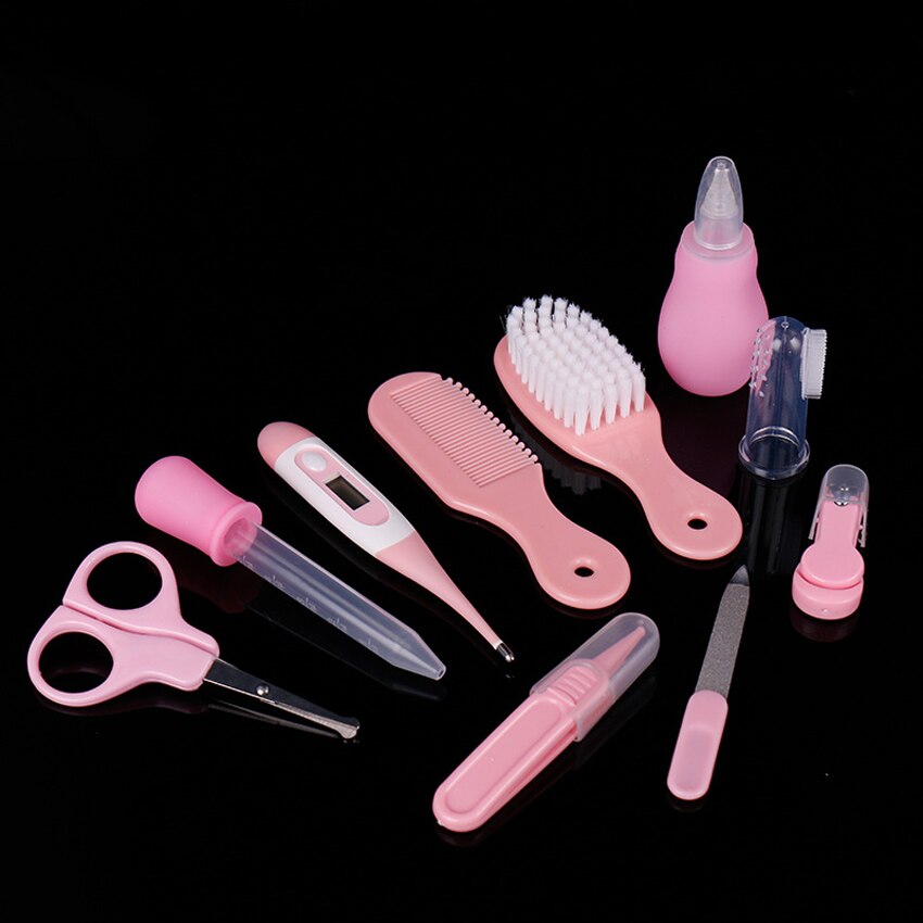 Nail Haar Dagelijkse Verpleegkundige Gereedschap Baby Grooming Care Manicure Set Gezondheidszorg Kit Clipper Tandenborstel Haarborstel Kam Nagelvijl Schaar