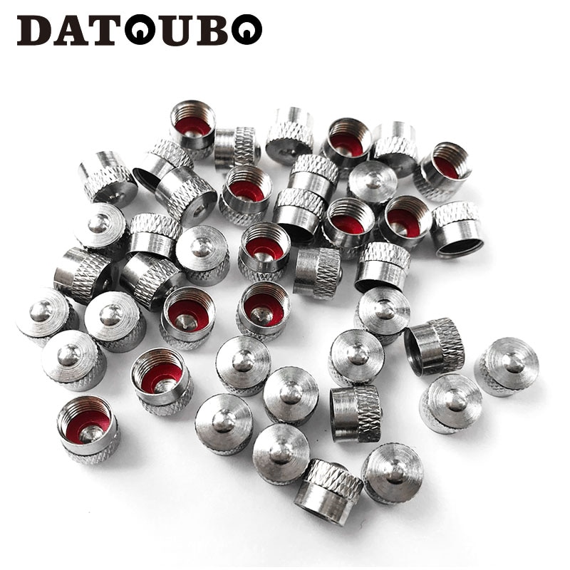 Bouchons De Valve De Pneu En Aluminium - Lot De 4 - Rouge Ou Noir - Universel Pour Voiture, SUV, Vélo, Camping-car