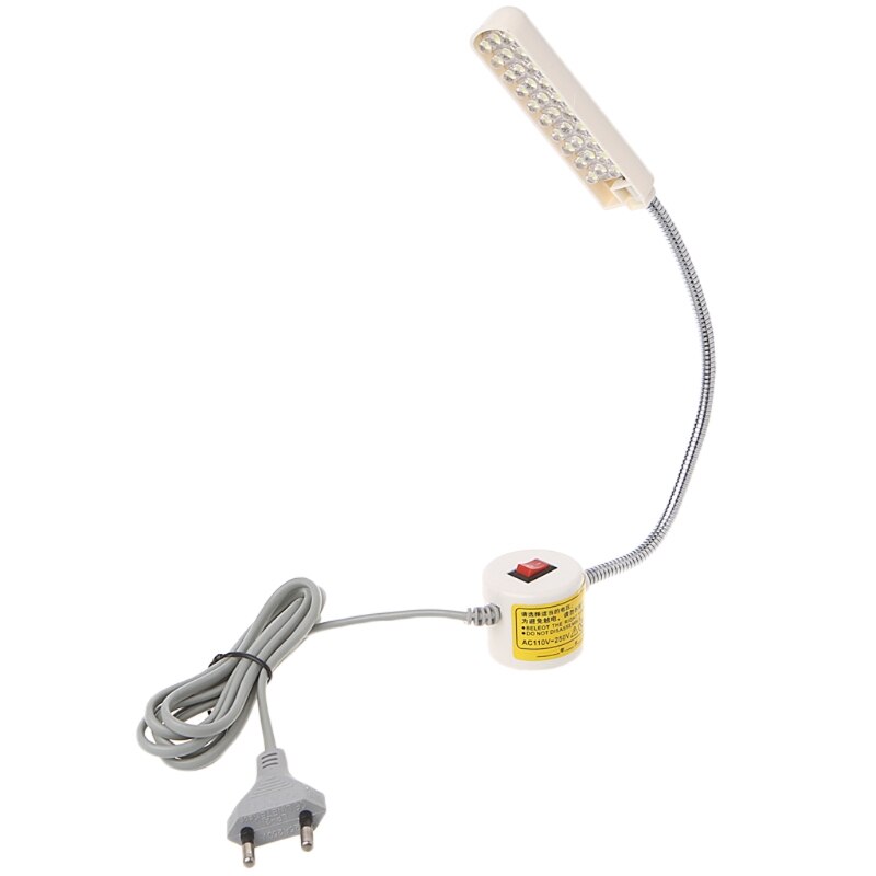 30 LED Sewing Machine Work Light Working Gooseneck Lamp with Magnetic Base EU/US Plug